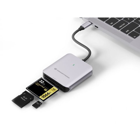 Card Reader Externo Conceptronic Bian09g Usb-c...