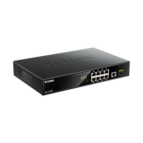 Switch No Gestionable D-link Dgs-1010mp 8p Giga Poe (125w) + 1p Giga +1p Sfp