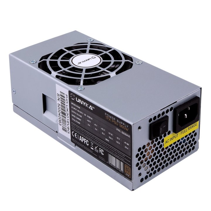 Fuente De Alimentación Tfx Unyka  350w 80+ 