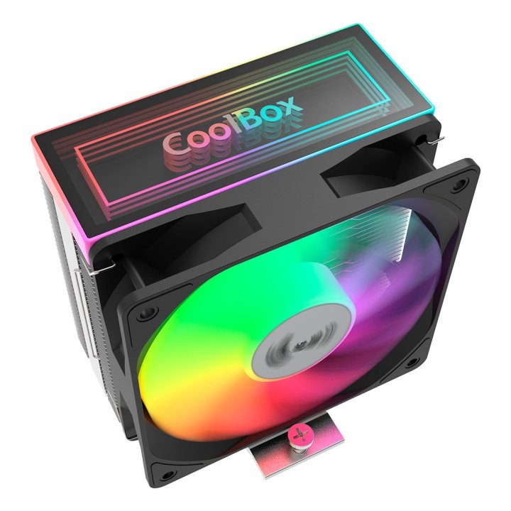 Ventilador Con Disipador Para Cpu Coolbox Infinite Air120 Argb 1800rpm 