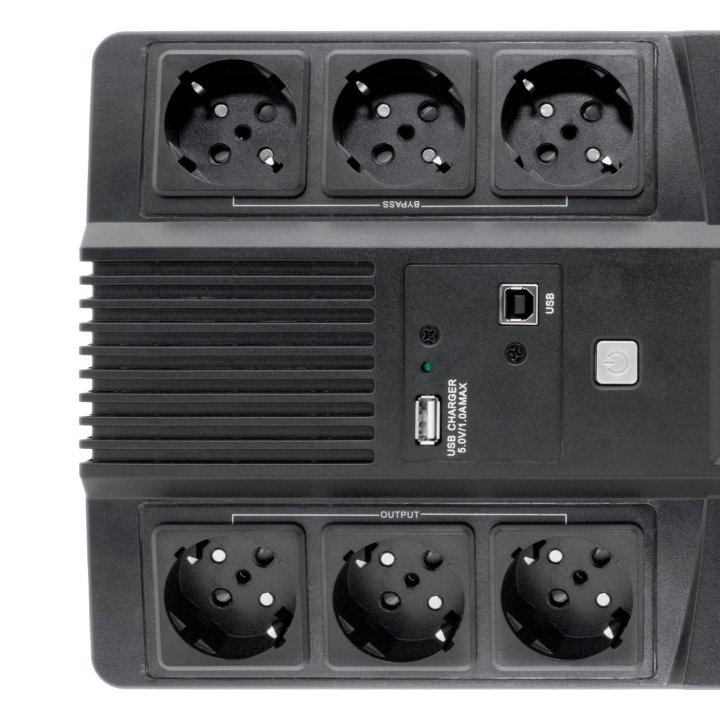 Sai Coolbox Scudo 3 800va Con Lcd 480w 6xschuko Color Negro 