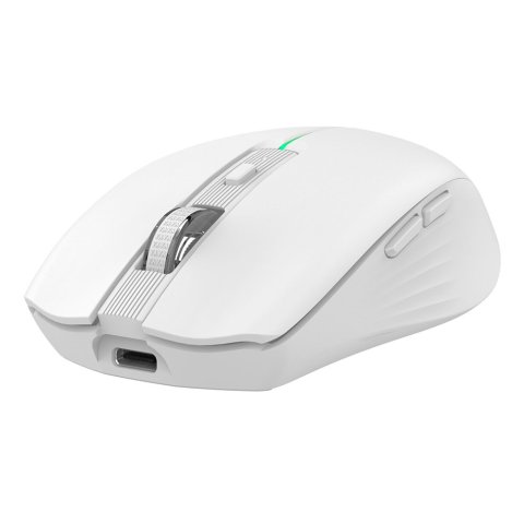 Mouse Coolbox Gaming Wireless W01 1600dpi Ajustables 6 Botonoes Bateria 500mah Color Blanco