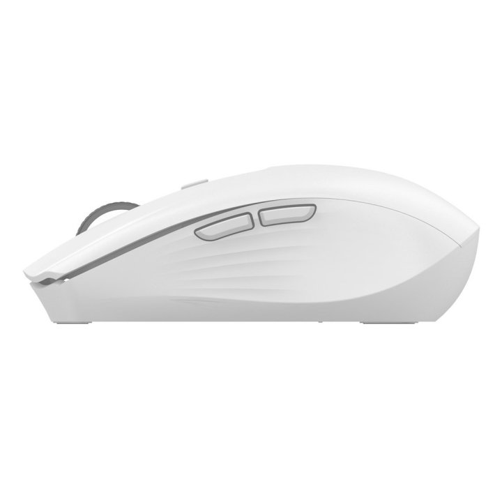 Mouse Coolbox Gaming Wireless W01 1600dpi Ajustables 6 Botonoes Bateria 500mah Color Blanco
