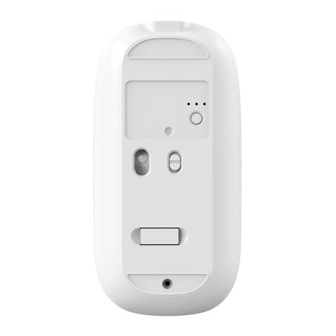 Mouse Coolbox Multidispositivo Ia W02-w Bt5.0 Bt3.0 2.4ghz1600dpi 6 Botones Bateria 500mah Blanco