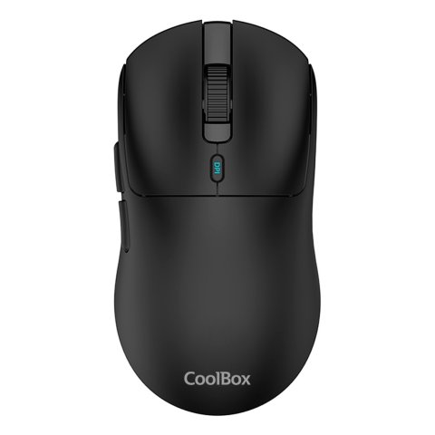 Mouse Coolbox Wireless W03-b 2.4ghz 10000dpi 7 Botones Bateria 300mah Negro