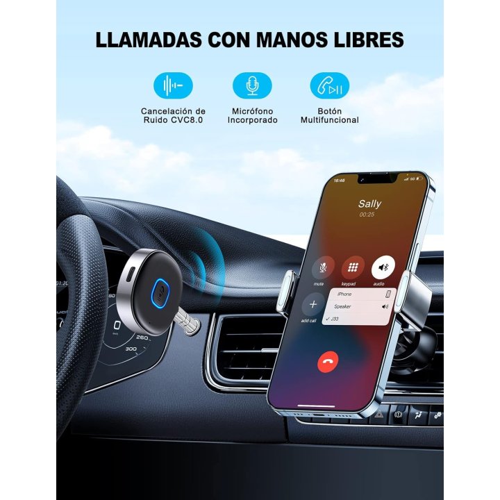Receptor Bluetooth De Musica Mohard J33 Bt5,3...