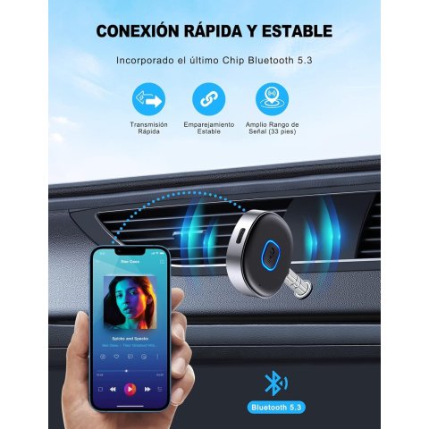 Receptor Bluetooth De Musica Mohard J33 Bt5,3...
