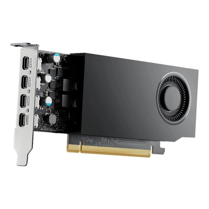 Vga Pny Geforce Rtx A1000 8gb Gddr6 128 Bit Cuda 2304 4xminidp Tdp 50w Low Profile Small Box
