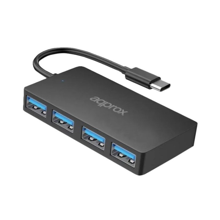 Hub Usb-c 3.0 Approx Appc54v2 4xusb3.2 Hasta 5 Gbit/s