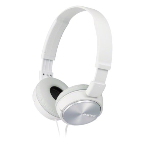 Headset Sony Mdr-zx310ap Compactos Microfono Integrado Cable 1.2m Blanco Jack 3.5  Control Remoto