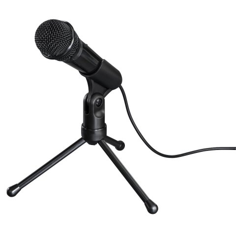 Microfono Sobremesa Hama Mic-p35 Allround Jack 3.5mm Con Tripode Cable 2.5m