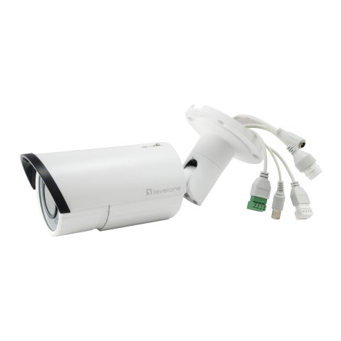 Camara Ip Level One No Wifi 2 Megapixel Wdr Poe Zoom Optico X4 Exterior Antivandalica Fcs-5060