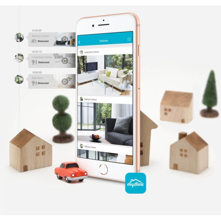 Camara Ip Wifi D-link Dcs-8525lh Fullhd Pan & Tilt Bluetooth 4.0 2way Audio My Dlink