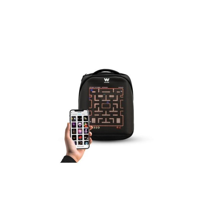 Mochila Led Woxter T3hd 15l.  Pantalla Led Personalizable
