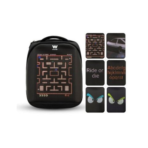 Mochila Led Woxter T3hd 15l.  Pantalla Led Personalizable