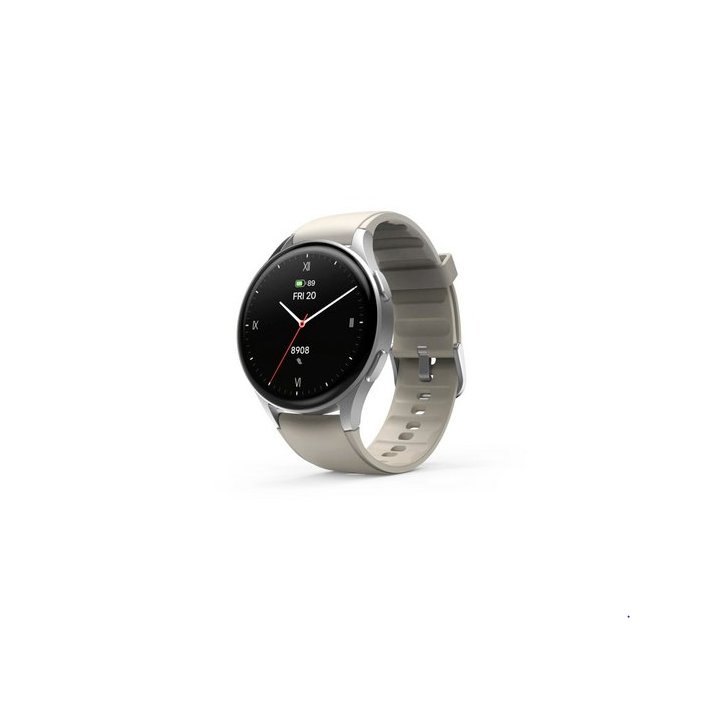 Smartwatch Hama 8900 Amoled 1.32" Ip68 Alexa Manos Libres Gps Altimetro Diferentes Sensores Plata