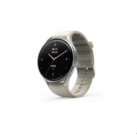 Smartwatch Hama 8900 Amoled 1.32" Ip68 Alexa Manos Libres Gps Altimetro Diferentes Sensores Plata
