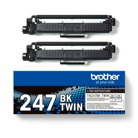 Toner Brother Original Negro Tn247bk Pack 2 Toner Hl-l3210cw 3230cdw