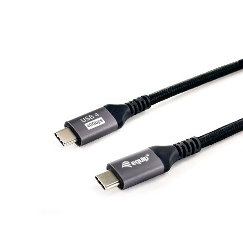 Cable Usb-a Macho Usb-c Macho Usb 4 Gen2x2 2m Transferencia 40g 240w 4k Color Negro