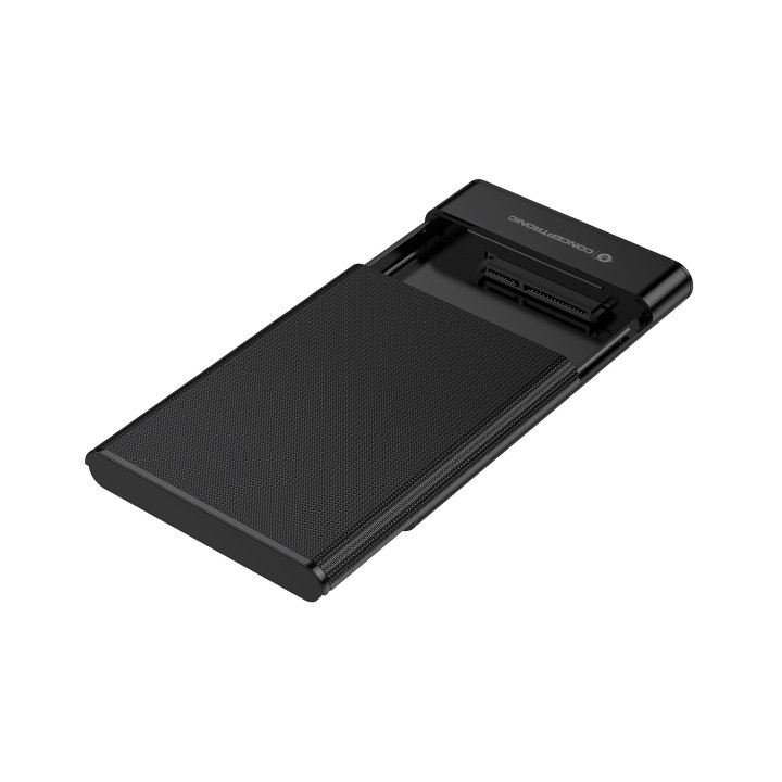 Caja Externa 2.5" Usb-c Conceptronic Dante06b Hasta 6gbs De 7mm Hasta 9.5mm Color Negro 