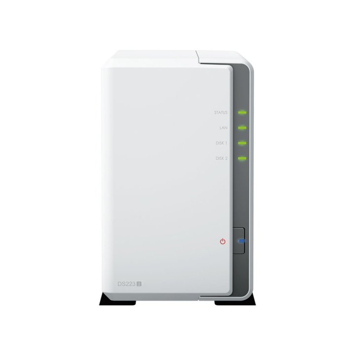 Servidor Nas Synology Disk Station Ds223j 1gb 2xusb3.2 1xrj45 2 Bahias Realtek Rtd1619b Jbod, Raid 0, Raid 1