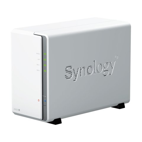 Servidor Nas Synology Disk Station Ds223j 1gb 2xusb3.2 1xrj45 2 Bahias Realtek Rtd1619b Jbod, Raid 0, Raid 1