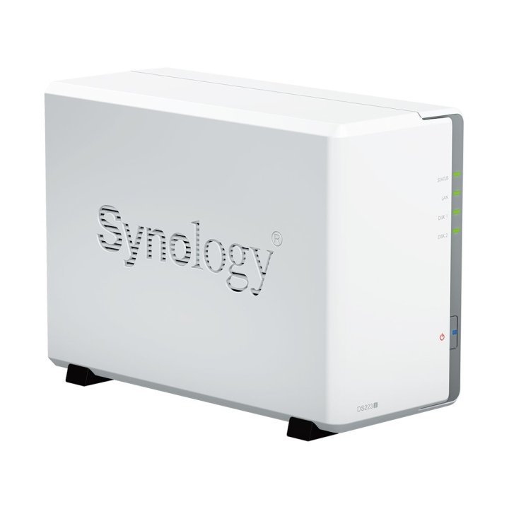 Servidor Nas Synology Disk Station Ds223j 1gb 2xusb3.2 1xrj45 2 Bahias Realtek Rtd1619b Jbod, Raid 0, Raid 1