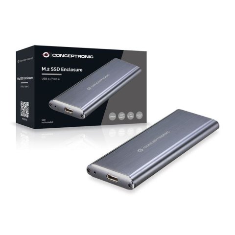Caja Externa M.2 Usb-c Conceptronic Ssd M.2 Sata3 Usb 3.1 Aluminio Usb-c *no Admite Pcie Nvme