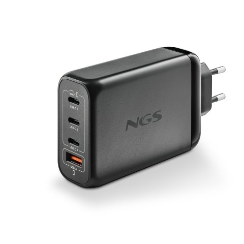 Cargador De Pared Ngs Bud 140w Gan 3xusb-c 1xusb-a