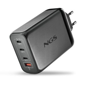 Cargador De Pared Ngs Bud 240w Gan 3xusb-c 1xusb-a
