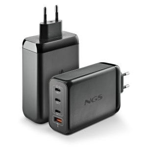 Cargador De Pared Ngs Bud 240w Gan 3xusb-c 1xusb-a 2
