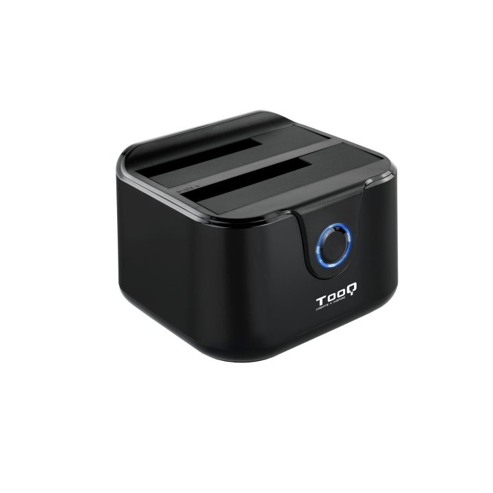 Docking Station Tooq Tqds-802b 2,5" 3,5" Sata Usb 3.1 Funcion Clonacion Otb Negra