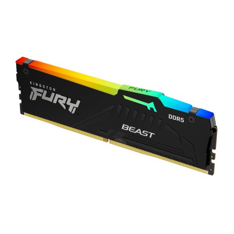 Ddr5 16gb 5600mhz Kingston Fury Beast Rgb Kf556c40bba-16