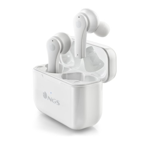 Auricular Intrauditivo Bluetooth Artica Bloom Tws Bt 5.1 Bat 6h Tactil Manos Libres Color Blanco