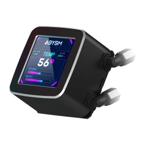 Sistema De Refrigeracion Liquida Abysm Ab336011 Oceanic Lcd 360 Negro Argb Triple Fan 2