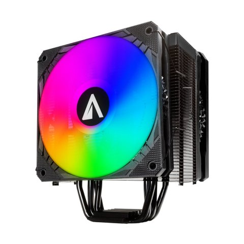 Ventilador Con Disipador Para Cpu Abysm Ab832407 Snow Iv Argb 120mm Color Negro