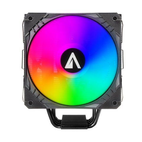 Ventilador Con Disipador Para Cpu Abysm Ab832407 Snow Iv Argb 120mm Color Negro