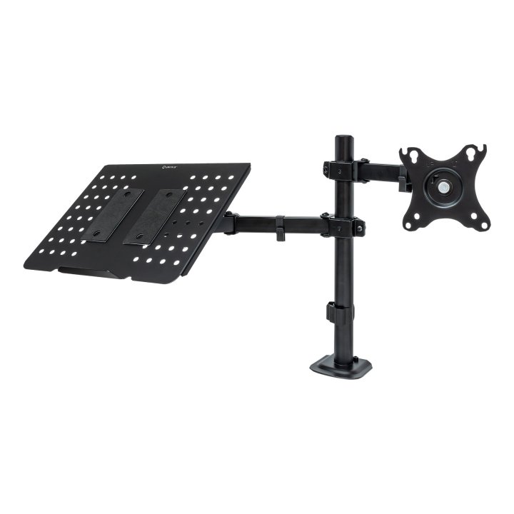 Soporte De Mesa Unyka Uk710202 Con Soporte Para Portátil Y 1 Monitor  De 13" A 32"  Vesa 100x100 Uk710202 