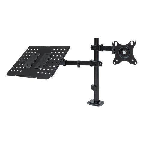 Soporte De Mesa Unyka Uk710202 Con Soporte Para Portátil Y 1 Monitor  De 13" A 32"  Vesa 100x100 Uk710202 