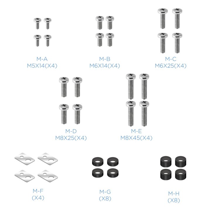 Soporte De Mesa Tooq Bd3270t-b Para 1 Pantalla De 32" A 70" Max 50kb Vesa Compatible De 75x75 A 800x400 Color Negro