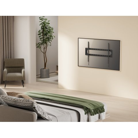 Soporte De Pared Fijo Equip Para Pantalla 60"- 120" Heavy Duty Max. 120kgs Vesa Max 900x400