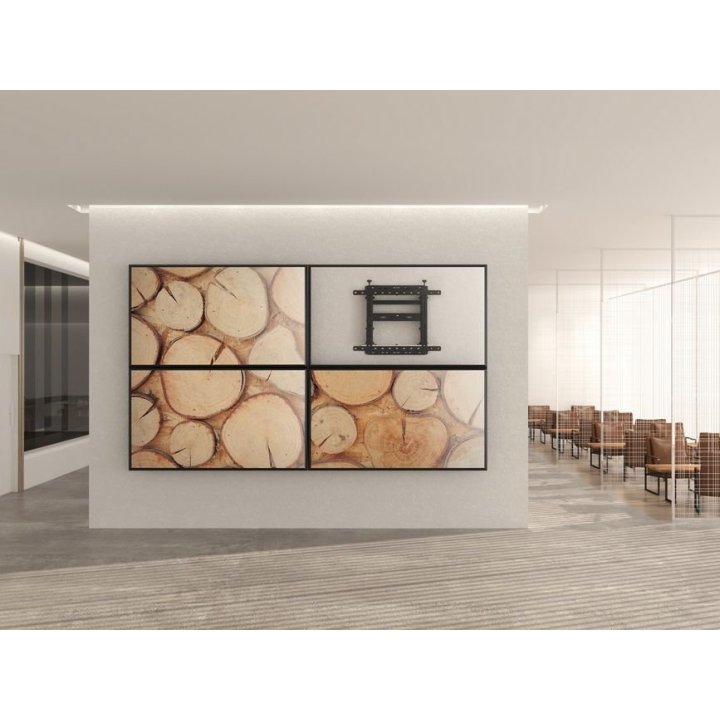 Soporte De Pared Fijo Equip 650352 Para Pantalla 45"-70" Push-in Pop-out Vesa Max 600x400 Peso Max. 70kg