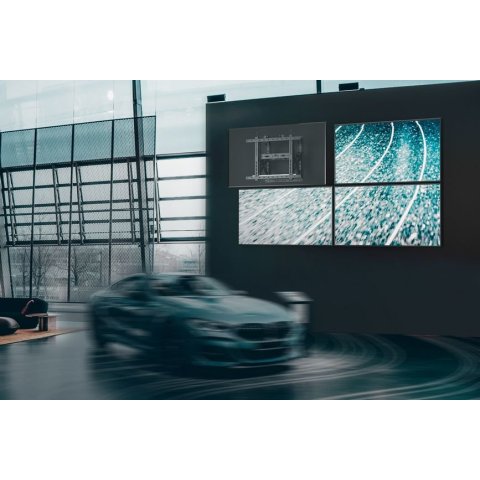 Soporte De Pared Fijo Equip 650352 Para Pantalla 45"-70" Push-in Pop-out Vesa Max 600x400 Peso Max. 70kg