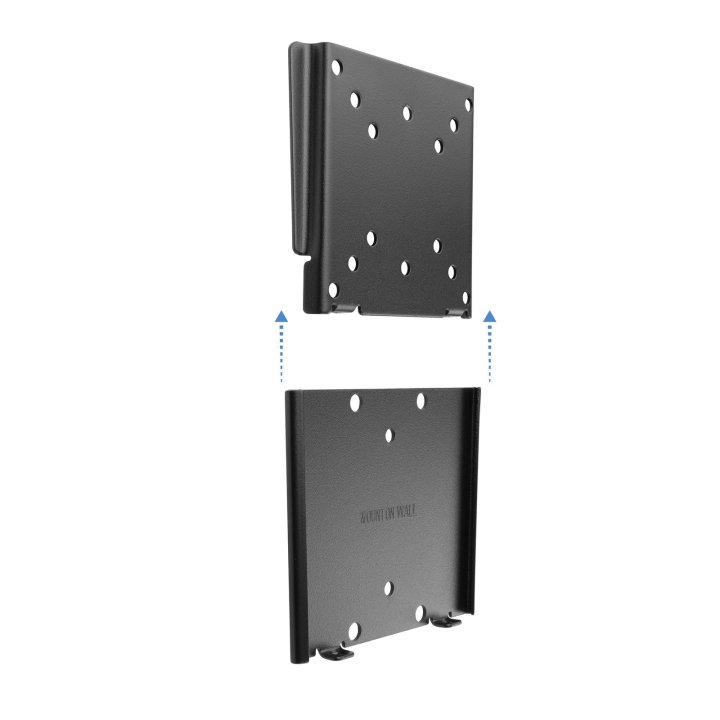 Soporte De Pared Fijo Tooq Lp1023f-b Para Pantalla 13-27" Max. 30kg Vesa 50x50, 75x75 Y 100x100 Negro