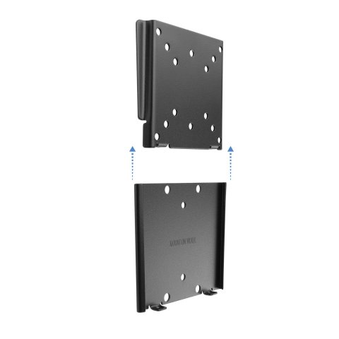 Soporte De Pared Fijo Tooq Lp1023f-b Para Pantalla 13-27" Max. 30kg Vesa 50x50, 75x75 Y 100x100 Negro