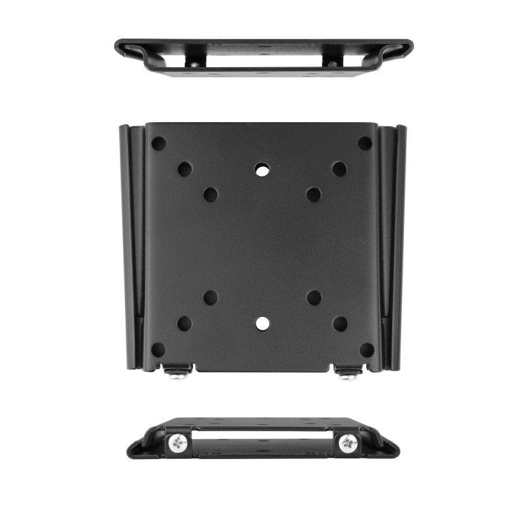 Soporte De Pared Fijo Tooq Lp1023f-b Para Pantalla 13-27" Max. 30kg Vesa 50x50, 75x75 Y 100x100 Negro