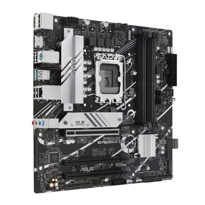 Pb Asus Prime B760m-a D4-csm Intel Skt 1700 M-atx  Ddr4-sdram 5333 Mhz Displayport 2xhdmi 2xusb Gen 2xusb 2,0