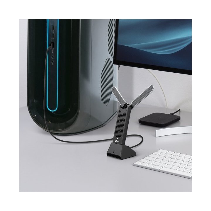 Usb Wifi 7 Tp-link Archer Tbe400uh Tribanda 2880 Mbps Mu-mimo Base Usb 3.0