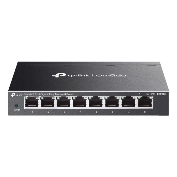 Switch Semigestionable Tp-link Omada Es208g 8p 8xlan Gb Metal