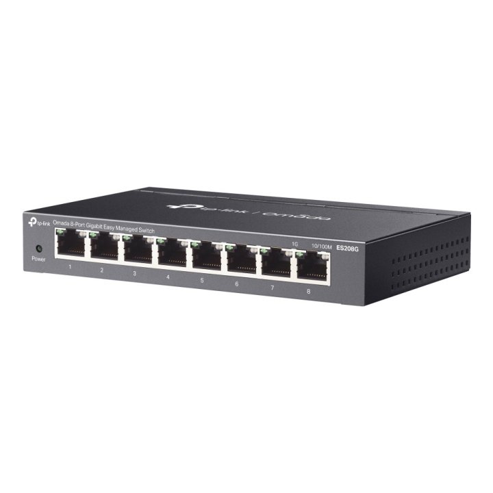 Switch Semigestionable Tp-link Omada Es208g 8p 8xlan Gb Metal